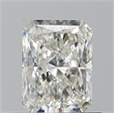 Natural Diamond 0.70 Carats, Radiant with  Cut, I Color, VVS1 Clarity and Certified by GIA