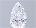 Natural Diamond 5.21 Carats, Pear with  Cut, D Color, FL Clarity and Certified by GIA