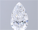 Diamante Natural 5.21 quilates, De pera , Color D, claridad FL y certificado GIA