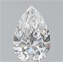 Diamante Natural 0.73 quilates, De pera , Color E, claridad VS1 y certificado GIA