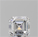 Diamante Natural 1.20 quilates, Asscher , Color E, claridad VS2 y certificado GIA