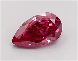 Picture of Lab Grown Diamond 1.70 Carats, Pear with  Cut, Fancy Vivid Pink Color, VS2 Clarity and Certified by IGI