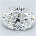 Diamante Natural 4.51 quilates, Ovalado , Color F, claridad VS1 y certificado GIA