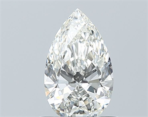Foto Diamante Natural 0.71 quilates, De pera , Color H, claridad VS1 y certificado GIA de