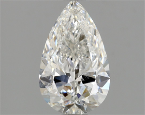 Picture of Natural Diamond 0.90 Carats, Pear with  Cut, F Color, SI2 Clarity and Certified by GIA