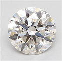 Natural Diamond 0.50 Carats, Round with Excellent Cut, I Color, VS1 Clarity and Certified by GIA