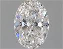 Natural Diamond 0.41 Carats, Oval with  Cut, D Color, VS1 Clarity and Certified by GIA