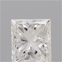 Natural Diamond 1.01 Carats, Princess with  Cut, F Color, SI1 Clarity and Certified by GIA
