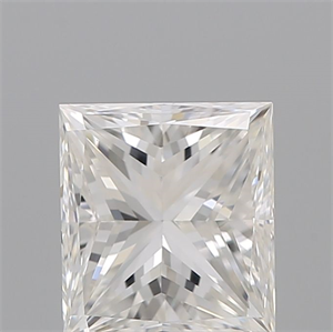 Picture of Natural Diamond 1.01 Carats, Princess with  Cut, F Color, SI1 Clarity and Certified by GIA