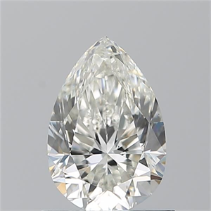 Picture of Natural Diamond 0.90 Carats, Pear with  Cut, I Color, VS1 Clarity and Certified by GIA