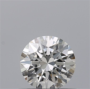 Picture of Natural Diamond 0.42 Carats, Round with Excellent Cut, G Color, IF Clarity and Certified by GIA