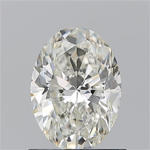Picture of Natural Diamond 1.01 Carats, Oval with  Cut, J Color, VVS2 Clarity and Certified by GIA