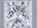 Natural Diamond 1.01 Carats, Princess with  Cut, G Color, VS2 Clarity and Certified by GIA