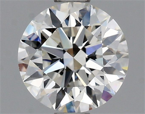 Picture of Natural Diamond 1.01 Carats, Round with Excellent Cut, I Color, SI1 Clarity and Certified by GIA