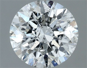 Picture of Natural Diamond 1.23 Carats, Round with Excellent Cut, F Color, SI2 Clarity and Certified by IGI