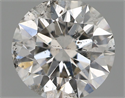 Natural Diamond 0.74 Carats, Round with Excellent Cut, G Color, SI2 Clarity and Certified by IGI