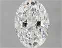Natural Diamond 1.00 Carats, Oval with  Cut, F Color, VS1 Clarity and Certified by GIA
