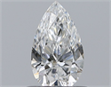 Natural Diamond 0.52 Carats, Pear with  Cut, E Color, VVS2 Clarity and Certified by GIA