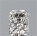Natural Diamond 0.52 Carats, Radiant with  Cut, H Color, VVS2 Clarity and Certified by GIA