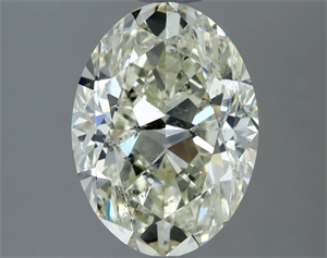 Foto Diamante Natural 2.03 quilates, Ovalado , Color K, claridad SI2 y certificado IGI de