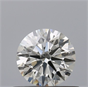 Natural Diamond 0.55 Carats, Round with Excellent Cut, H Color, VS1 Clarity and Certified by IGI