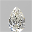 Natural Diamond 0.70 Carats, Pear with  Cut, J Color, VS1 Clarity and Certified by GIA