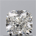 Diamante Natural 0.72 quilates, Del cojín , Color G, claridad VVS2 y certificado GIA