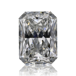 Picture of Natural Diamond 0.71 Carats, Radiant with  Cut, E Color, VS2 Clarity and Certified by GIA