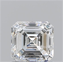 Natural Diamond 1.03 Carats, Asscher with  Cut, G Color, VS2 Clarity and Certified by GIA