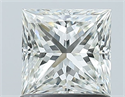 Natural Diamond 1.00 Carats, Princess with  Cut, I Color, VS2 Clarity and Certified by GIA