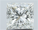 Natural Diamond 1.00 Carats, Princess with  Cut, I Color, VS2 Clarity and Certified by GIA