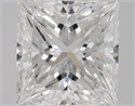 Natural Diamond 0.80 Carats, Princess with  Cut, D Color, VS1 Clarity and Certified by GIA