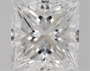 Picture of Natural Diamond 0.80 Carats, Princess with  Cut, D Color, VS1 Clarity and Certified by GIA