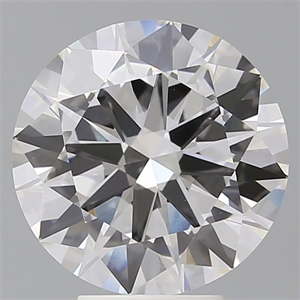 Picture of Lab Grown Diamond 5.10 Carats, Round with Excellent Cut, E Color, VVS2 Clarity and Certified by IGI