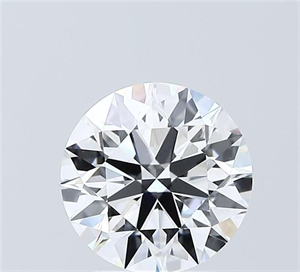 Picture of Lab Grown Diamond 2.00 Carats, Round with Ideal Cut, D Color, VVS2 Clarity and Certified by IGI