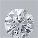 Natural Diamond 0.49 Carats, Round with Excellent Cut, D Color, VVS1 Clarity and Certified by GIA