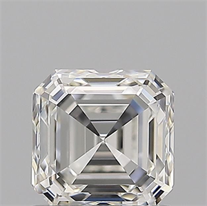 Picture of Natural Diamond 1.01 Carats, Asscher with  Cut, H Color, VVS1 Clarity and Certified by GIA