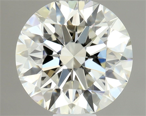 Picture of Natural Diamond 0.71 Carats, Round with Excellent Cut, J Color, VVS1 Clarity and Certified by GIA