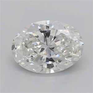Picture of Natural Diamond 2.01 Carats, Oval with  Cut, G Color, SI1 Clarity and Certified by GIA