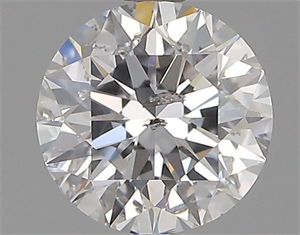 Picture of Natural Diamond 0.70 Carats, Round with Excellent Cut, D Color, I1 Clarity and Certified by GIA