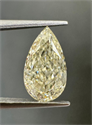 Diamante Natural 1.57 quilates, De pera , Color L, claridad VS1 y certificado GIA