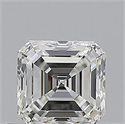 Natural Diamond 0.52 Carats, Asscher with  Cut, F Color, VVS1 Clarity and Certified by GIA
