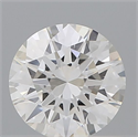 Natural Diamond 0.70 Carats, Round with Excellent Cut, G Color, VVS2 Clarity and Certified by IGI