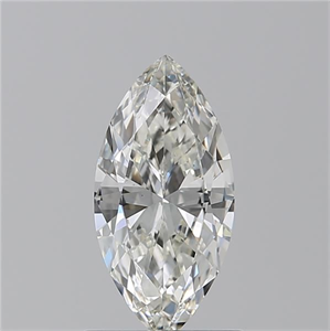 Picture of Natural Diamond 0.90 Carats, Marquise with  Cut, J Color, VS2 Clarity and Certified by GIA
