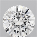 Lab Grown Diamond 1.10 Carats, Round with Excellent Cut, D Color, VS2 Clarity and Certified by IGI