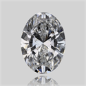 Natural Diamond 0.71 Carats, Oval with  Cut, E Color, SI1 Clarity and Certified by GIA