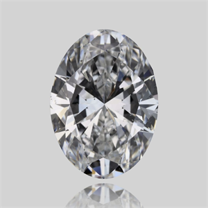 Picture of Natural Diamond 0.71 Carats, Oval with  Cut, E Color, SI1 Clarity and Certified by GIA