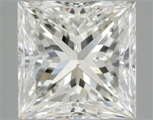 Picture of Natural Diamond 1.01 Carats, Princess with  Cut, G Color, VS2 Clarity and Certified by GIA