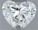 Natural Diamond 0.51 Carats, Heart with  Cut, H Color, VVS1 Clarity and Certified by GIA