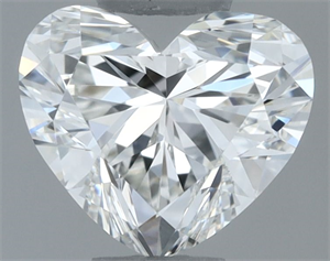 Foto Diamante Natural 0.51 quilates, Corazón , Color H, claridad VVS1 y certificado GIA de